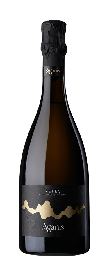 bottiglia Petec Ribolla Gialla Spumante Brut Aganis Friuli